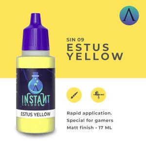 SCALE75 INSTANT COLOR: ESTUS YELLOW - waterbased Acrylic paint 17ml
