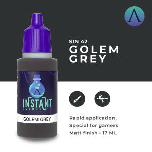 SCALE75 INSTANT COLOR: GOLEM GREY - colore acrilico vinilico ad acqua da 17ml