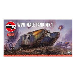 AIRFIX 1:76 Scale: WWI Male Tank Mk.I