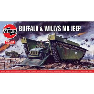 Airfix: 1:76 Scale - Buffalo Willys MB Jeep