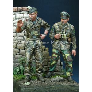 Alpine Miniatures: 1/35; WSS Panzer Crew Set 44-45 (2 figures)