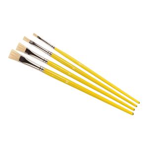 HUMBROL: Stipple Brush Pack (set di 4 pennelli piatti)