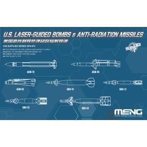 MENG MODEL: 1/48; U.S. Laser-Guided Bombs & Anti-Radiation Missiles
