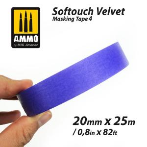 AMMO OF MIG: Softouch Velvet Masking Tape #4 (20mm x 25M)