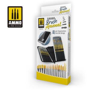 AMMO OF MIG: AMMO Brush Arsenal  - Organizzazione dei pennelli e custodia protettiva 