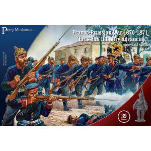 Perry Miniatures: 28mm; Prussian Infantry advancing, 39 miniat. - Franco/Prussian War 1870-1871
