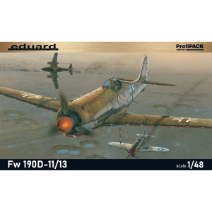 EDUARD: 1/48; Profipack edition kit of German WWII fighter plane Fw 190D-11/13