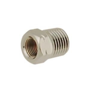 Grex: adaptor with a 1/8" threaded female end and a 1/4" threaded male end.