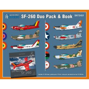 SPECIAL HOBBY: 1/72; SIAI-Marchetti SF-260 Duo Pack & Book