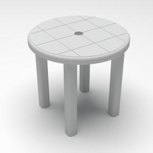 HD MODELS: 1/35; tavolo rotondo in resina