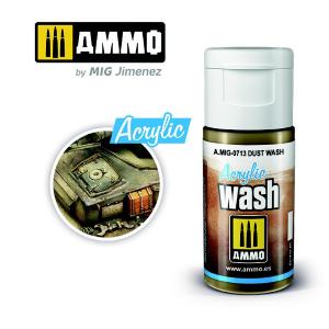 AMMO OF MIG: ACRYLIC WASH Dust Wash 15mL