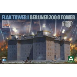 TAKOM MODEL: 1/350; FLAK TOWER I BERLINER ZOO G TOWER 
