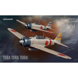 EDUARD: 1/48; TORA TORA TORA! Limited edition kit of Japanese WWII naval fighter aircraft A6M2 Type 21