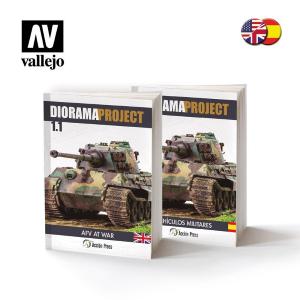 Vallejo Publications Book Book: Diorama Project 1.1 AFV at War English