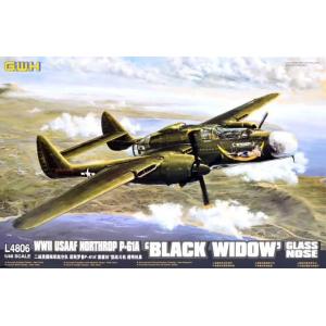 GREAT WALL HOBBY: 1/48; WWII USAAF Northrop P-61A 'Black Widow' Glass Nose /w New Tools Parts