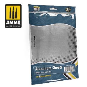 AMMO OF MIG: ALUMINIUM SHEETS 280x195 mm  
