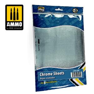 AMMO OF MIG: CHROME SHEETS 280x195 mm  
