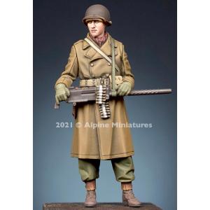 Alpine Miniatures: 1/35; WW2 US MG Gunner Winter