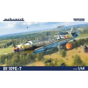 EDUARD: 1/48; Weekend edition kit of German fighter plane Bf 109E-7