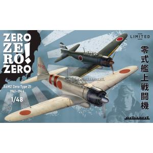 EDUARD: 1/48; Limited edition kit of Japanese WWII naval fighter plane A6M2 Zero Type 21
