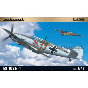 EDUARD: 1/48; ProfiPACK edition kit of German WWII fighter aircraft Bf 109E-1