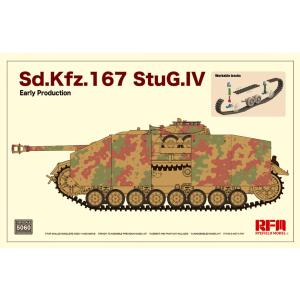 RYE FIELD MODEL: 1/35; Sd.Kfz.167 StuG.IV Early Production w/workable track links, without interior