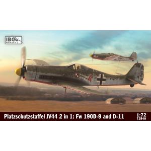 IBG MODELS: 1/72; 2 KIT in 1: Platzschutzstaffel JV44 (Fw 190D-9 and Fw190D-11) 