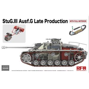 RYE FIELD MODEL: 1/35; StuG.III Ausf.G Late Production with full interior