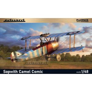 EDUARD: 1/48; ProfiPACK edition kit of British WWI fighter aircraft Sopwith Camel Comic