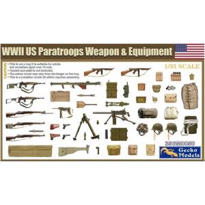 GECKO: 1/35; WWII US Paratroops Weapon & Equipment