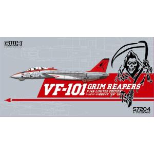 GREAT WALL HOBBY: 1/72; US Navy F-14B VF-101 "Grim Reapers" /w special Decal Digital Camouflage Limited Edition