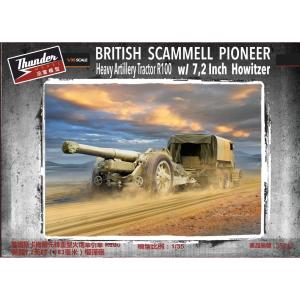 THUNDER MODEL: 1/35; Scammell Pioneer R100 Artillery Tractor with 7,2 inch Howitzer