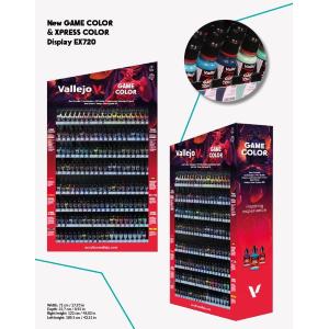 Vallejo Display: Game Color & Xpress Color (153 colori + 7 ausiliari in bottiglie 18 ml.)
