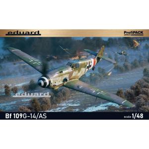 EDUARD: 1/48; ProfiPACK edition kit of German fighter plane Bf 109G-14/AS