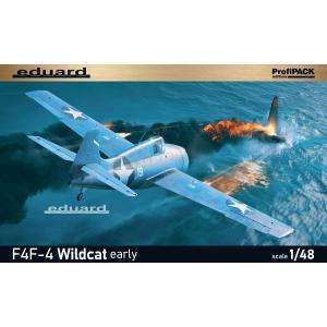 EDUARD: 1/48; ProfiPACK edition kit of US aircraft carrier based fighter F4F-4 Wildcat