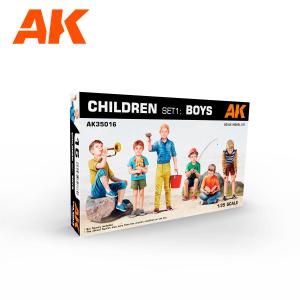 AK INTERACTIVE: 1/35; Children SET 1: Boys