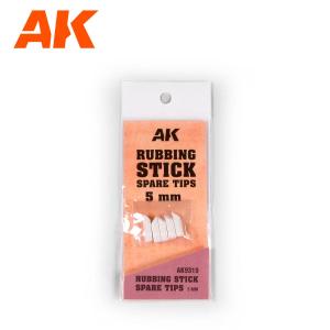 AK INTERACTIVE: Rubbing Stick Spare Tips 5 Mm