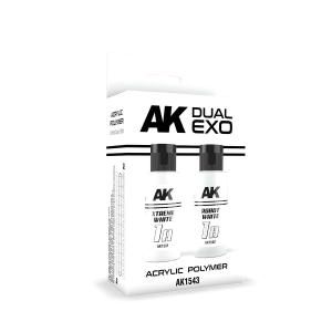 AK Interactive: XTREME WHITE & ROBOT WHITE DUAL EXO Set