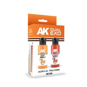 AK Interactive: LIGHT BROWN & ASTEROID BROWN DUAL EXO Set