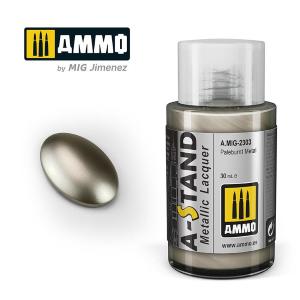 AMMO of MIG: A-STAND Pale burnt Metal  - 30ml Enamel Paint for airbrush