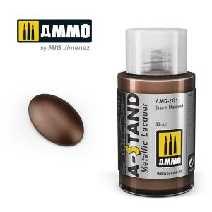 AMMO of MIG: A-STAND Engine Manifold  - 30ml Enamel Paint for airbrush