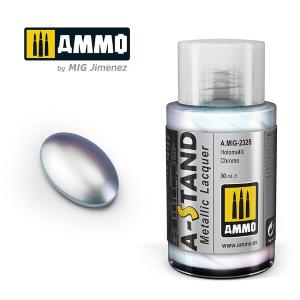 AMMO of MIG: A-STAND Holomatic Chrome  - 30ml Enamel Paint for airbrush