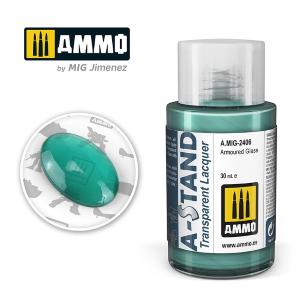 AMMO of MIG: A-STAND  Armoured Glass   - 30ml colore a smalto per aerografo