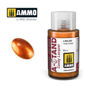 AMMO of MIG: A-STAND Candy Orange - 30ml Enamel Paint for airbrush