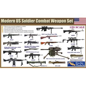 GECKO: 1/35; Modern US Soldier Combat Weapon Set