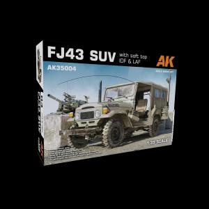 AK INTERACTIVE: 1/35; FJ43 SUV with Soft top IDF & LAF