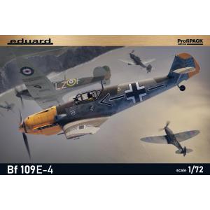EDUARD: 1/72; ProfiPACK edition kit of German WWII fighter plane Bf 109E-4