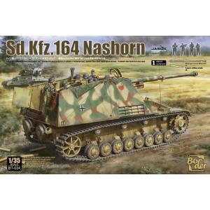 BORDER MODEL: 1/35; Sd.Kfz.164 Nashorn (+4 crew figures + metal barrel and 5 free shells only with the first edition)