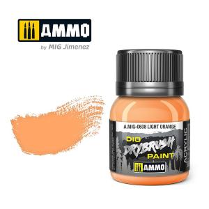 Ammo of Mig: DRYBRUSH Light Orange  - boccetta da 40ml