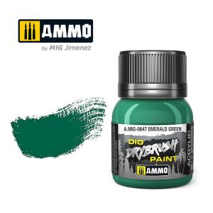 Ammo of Mig: DRYBRUSH Emerald Green - boccetta da 40ml